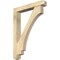 Ekena Millwork Imperial Craftsman Rough Sawn Bracket w/ Offset Brace, Douglas Fir, 6"W x 36"D x 48"H BKT0604X36X48IMP04RDF - alternate 1